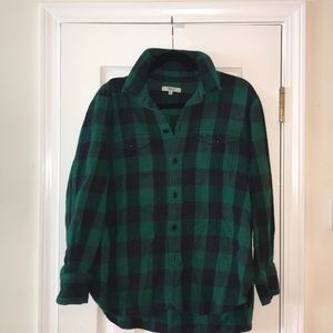 Madewell flannel button up shirt